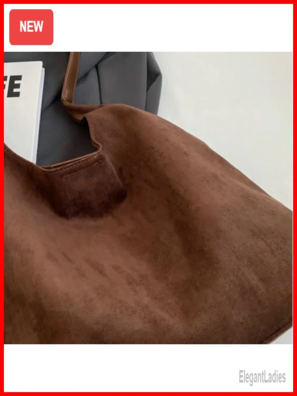 2 Pcs Slouchy Hobo Bags Suede Crescent Satchels Shoulder Bag Crossbody Purse